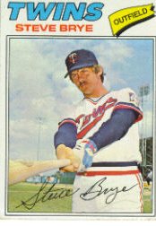 1977 Topps Baseball Cards      424     Steve Brye